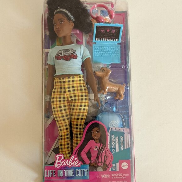 Mattel Other - NWT Lyla Barbie Life in the City Fashionista Dog Laptop African American Mattel